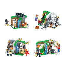 Đồ chơi lego xếp hình minecraft my world 4 in 1