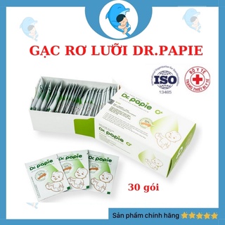 Gạc rơ lưỡi Gạc răng miệng Dr.Papie làm sạch và bảo vệ răng miệng cho bé