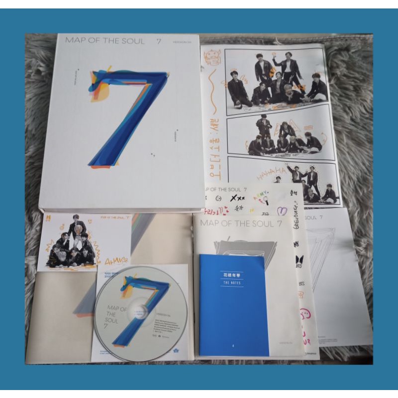 BTS ALBUM MAP OF THE SOUL 7 KHÔNG ĐỒ RANDOM bộ ảnh trang trí dạng hộp lưu niệm