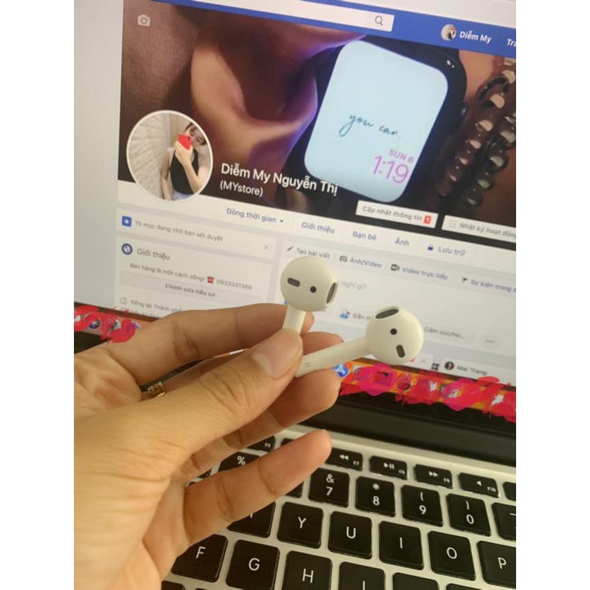 Tai nghe lẻ trái - phải ,dock sạc Apple airpods 1 và 2 ( chính hãng ),Tai nghe airpods 2 newseal và like new full box .