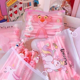 Combo 20 bút siu cute tặng kèm túi zip