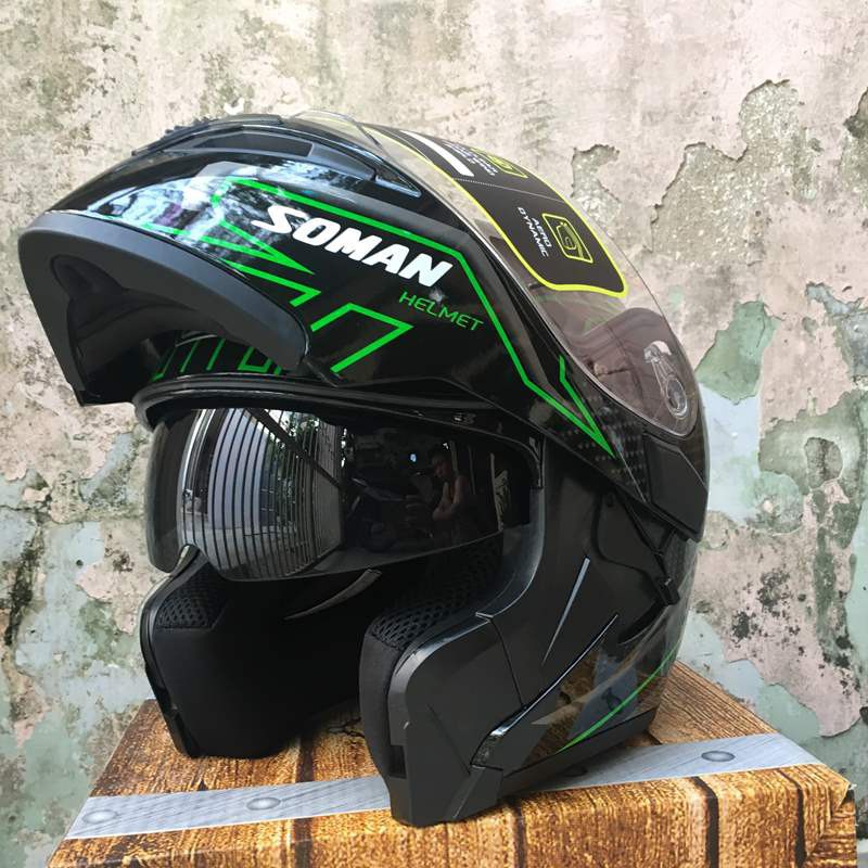 SOMAN lật cằm xanh lá