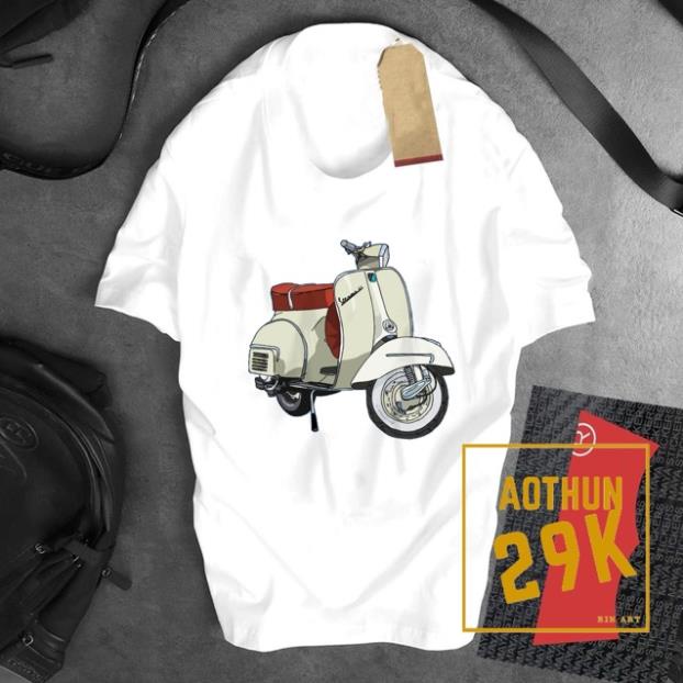 ALBUM VESPA1 - BỘ SƯU TẬP ÁO THUN XE CỔ VESPA HUYỀN THOẠI CỰC ĐẸP 2020