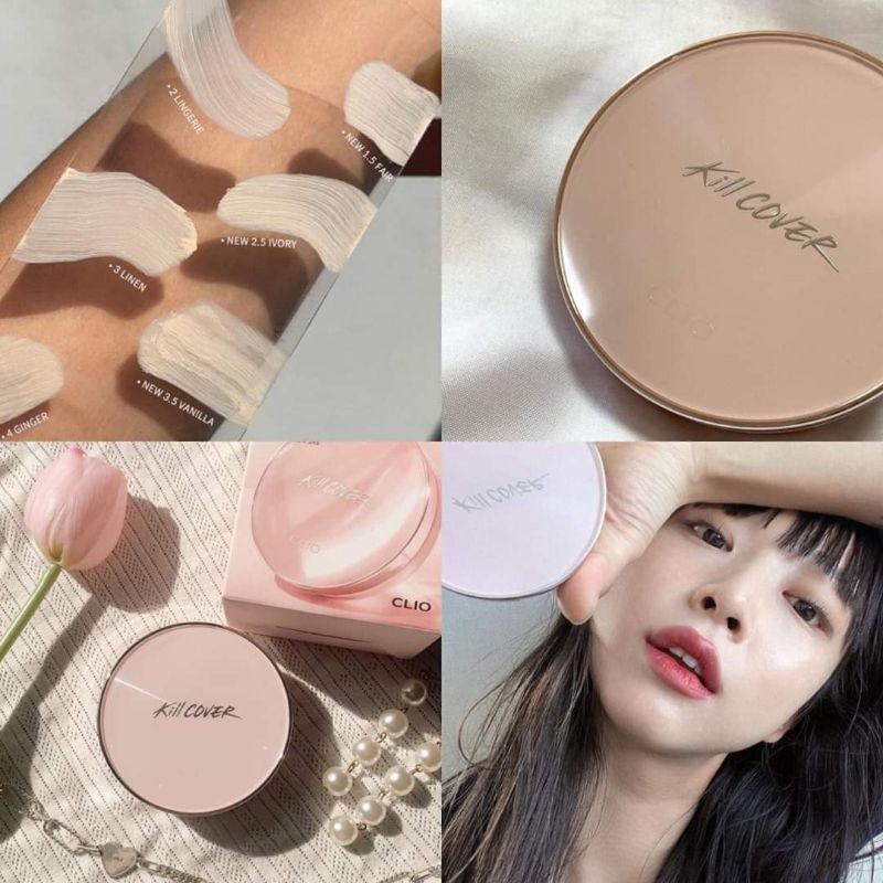 PHẤN NƯỚC CUSHION CLIO GLOW CĂNG BÓNG DA