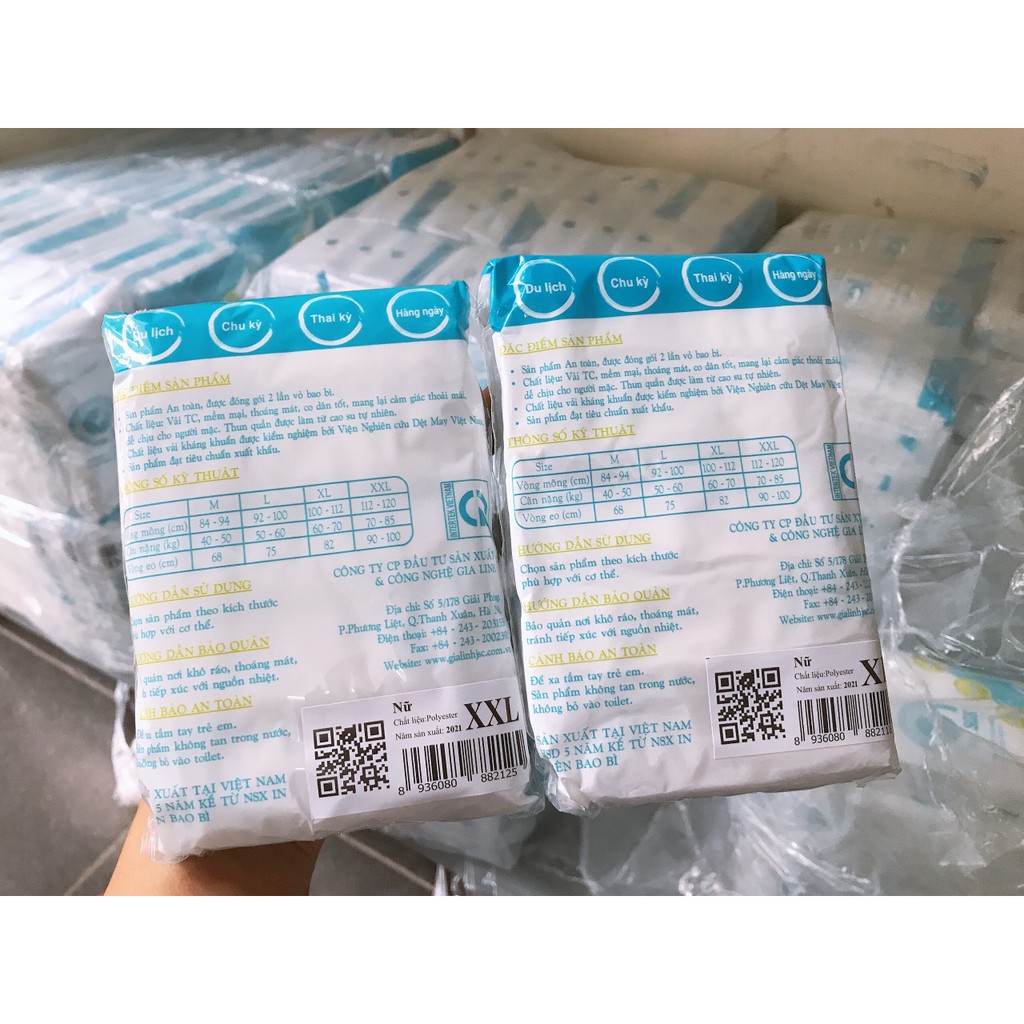 Set 5 Quần Lót Cotton Giấy Procare Cho Mẹ Đi Sinh