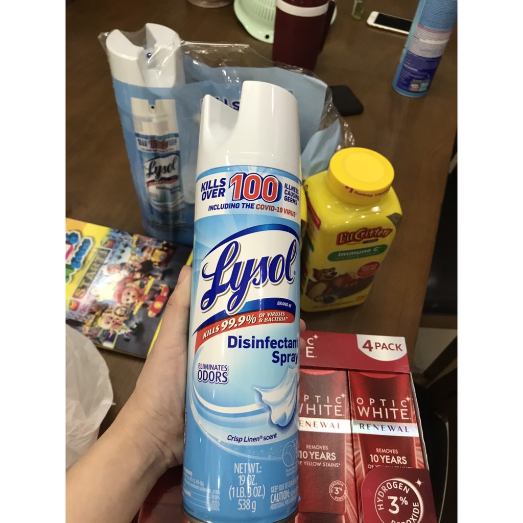 Lysol Bình xịt phòng diệt khuẩn