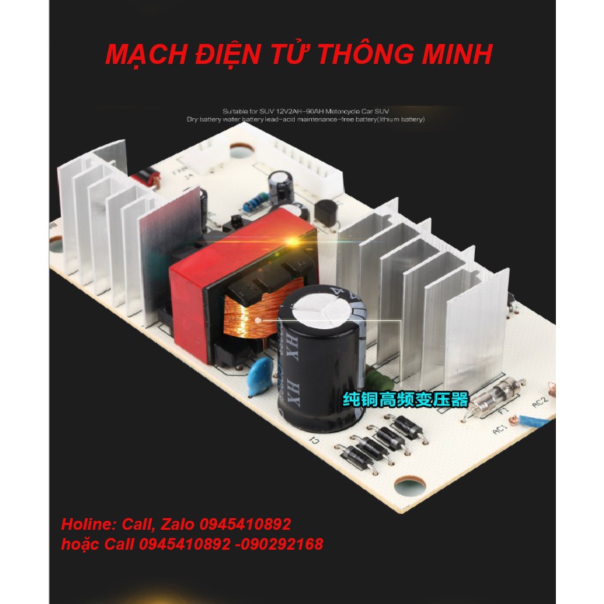 Máy sạc ắc quy tự động 12V- sạc ắc quy 12v có khử sunfat