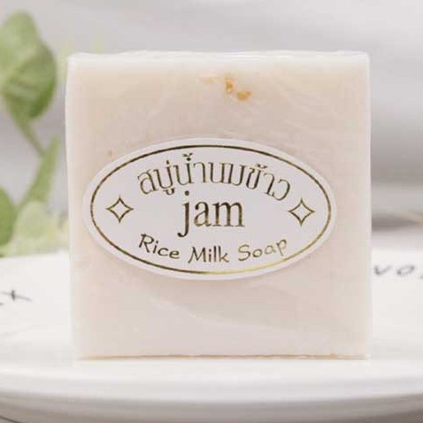 Xà phòng trắng da gạo cám Thái Lan Jam Rice Milk Soap
