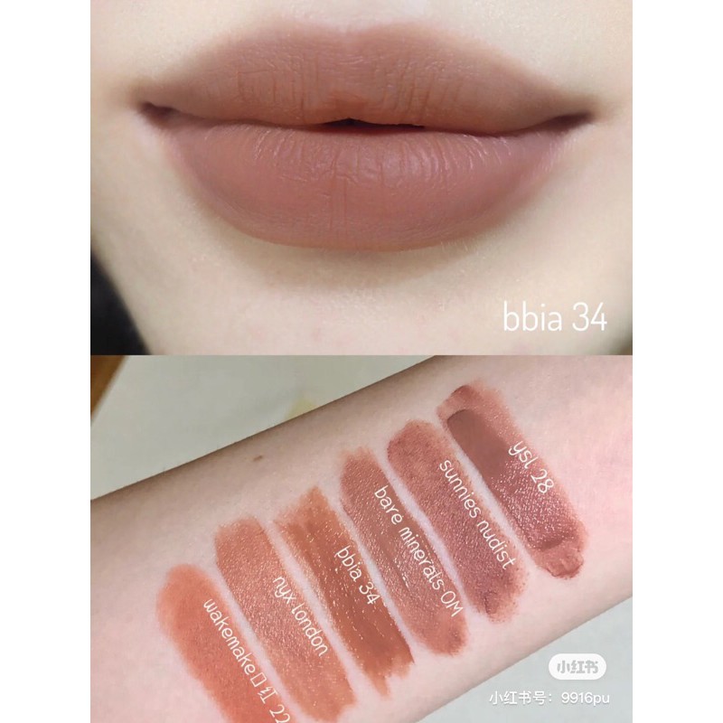 Son Kem Lì Bbia Last Velvet Lip Tint Version 3 - Hàn Quốc