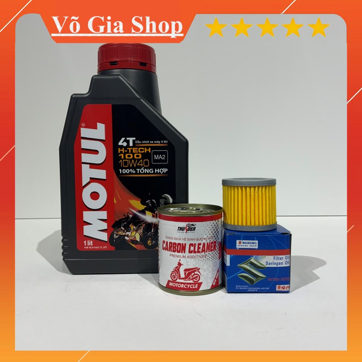 Nhớt Motul H-Tech 100 10w40 MA2 1L - Nhớt Xe Số Cao Cấp Full Tổng Hợp Chính Hãng