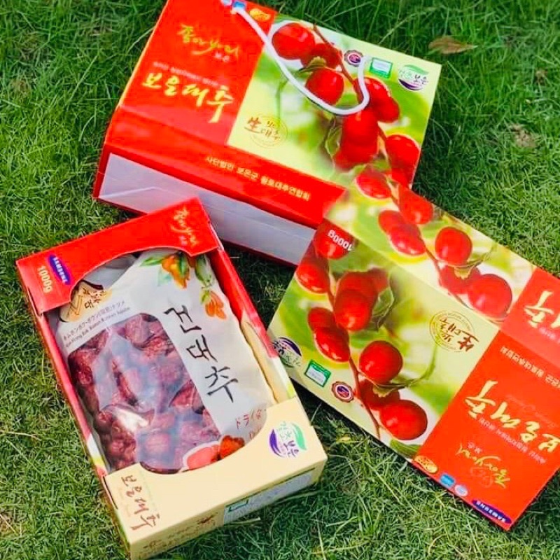 [TÁO CÀNH] Táo Đỏ Sấy Khô Hộp Quà 1kg Hàn Quốc