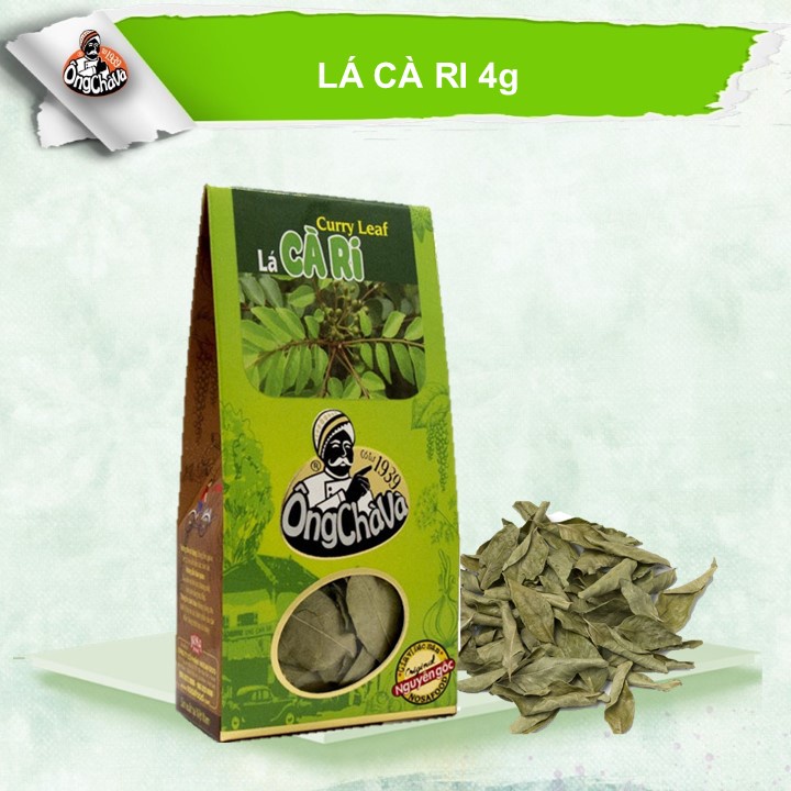 Lá cà ri Ông Chà Và 4gr (Curry Leaf)