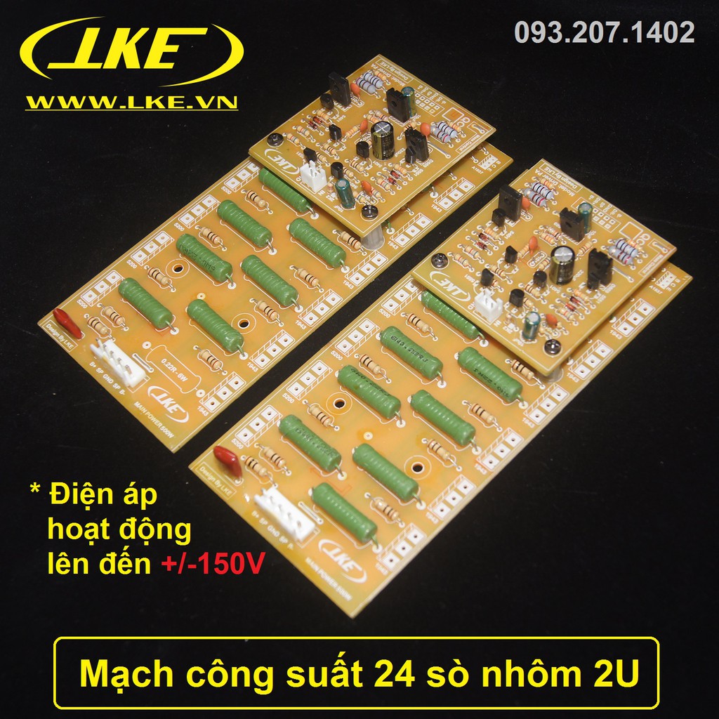 1 Cặp mạch công suất ampli 24 Sò LKE