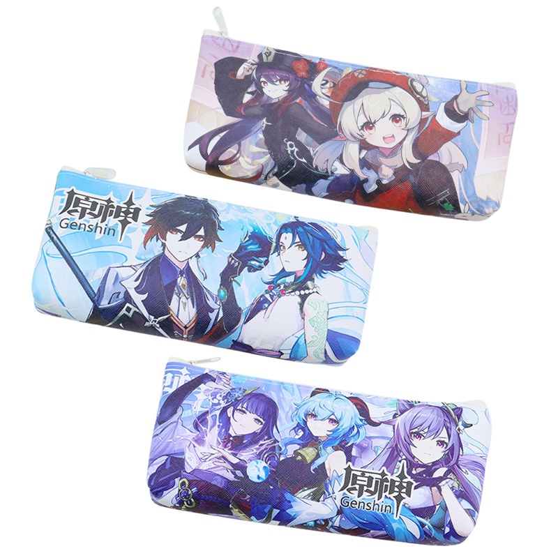 Túi Đựng Bút Chì Vải Canvas Sức Chứa Lớn Tiện Lợi Dành Cho Học Sinh