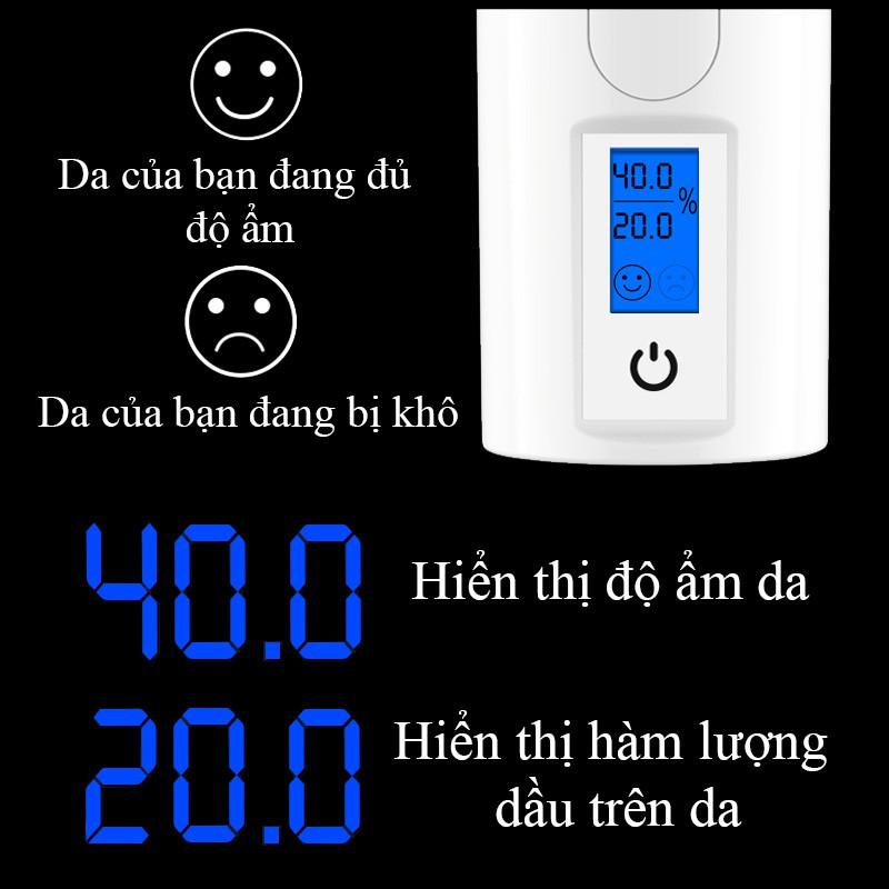 Máy phun sương cầm tay xịt khoáng mini xông hơi mặt Nano tạo ẩm cấp ẩm cho da