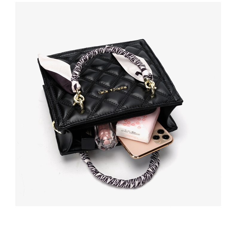 🌸Hàng Order🌸 Túi Xách Nữ CEEKAY Da Trơn Đồ Họa Ô Trám Quai Da Kèm Qui Sách Quấn Nơ Sang Chảnh Nữ Tính 🌸Hàng Quảng Châu