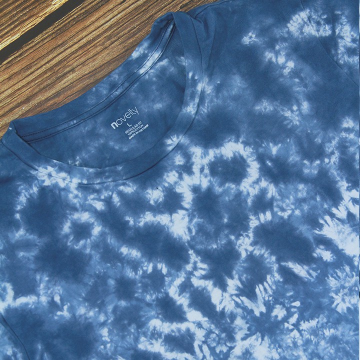 Áo thun nam Tiedye cổ tròn basic vải cotton thoáng mát Regular Fit Novelty 210142N