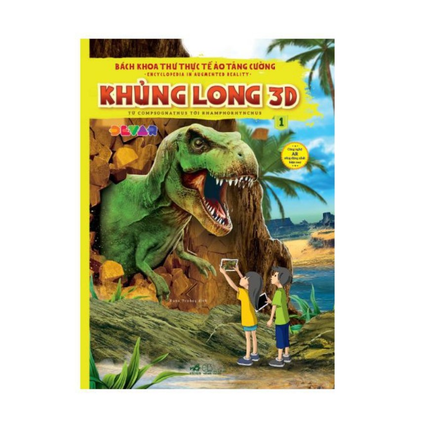 Sách - Bách khoa thư thực tế ảo tăng cường - Khủng long 3D