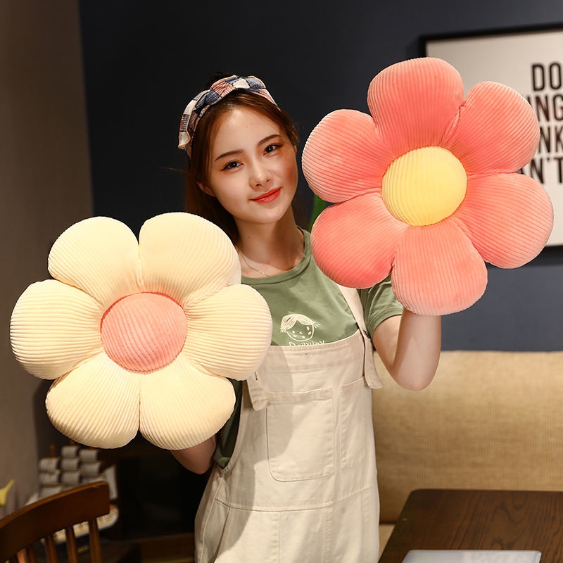 Đệm lót ghế ngồi hình tròn chống trượt thoải mái thiết kế dễ thương