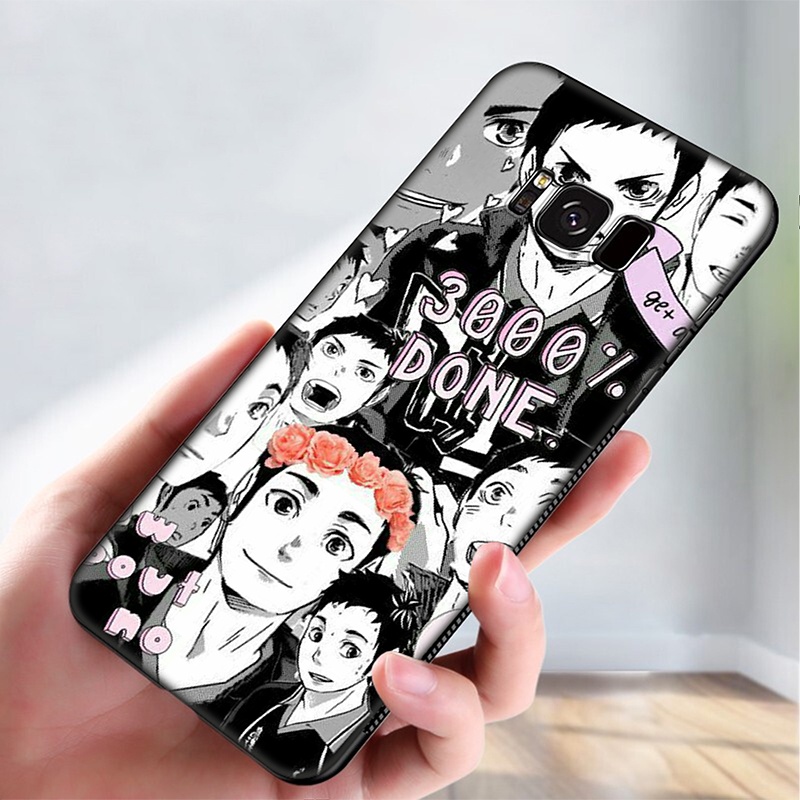 Ốp điện thoại mềm in hình Haikyuu cho Samsung Galaxy A11 A12 A22 A32 M21 M30s J4 Core A82 A91 63LU
