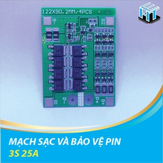 Mạch sạc và bảo vệ pin nhiều loại 3s 25a,11.1v hx-3s-fl25a pin li-ion lithium