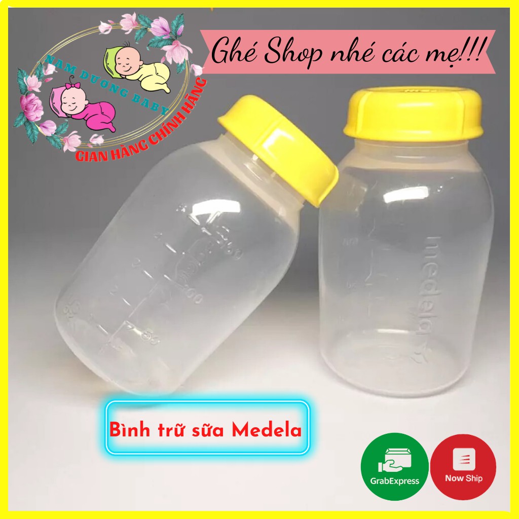 Bình Sữa Medela 150ml Hàng Chính Hãng, Mới 100% Dùng Trữ Sữa, Hút Sữa Cho Các Dòng Máy Hút Sữa Medela