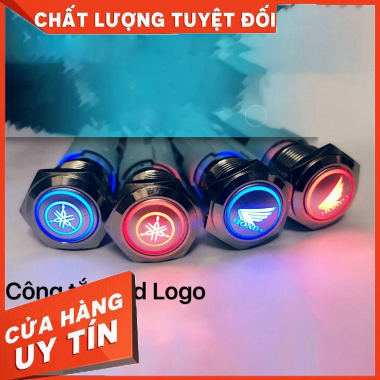 CÔNG TẮC LED LOGO  TẶNG KÈM JACK CẮM Sản Phẩm Chuẩn Như Hình