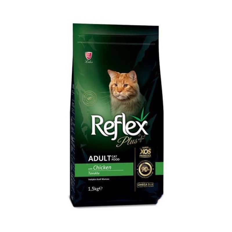 Thức Ăn Reflex Plus 1,5Kg Kitten và Adult vị Gà cho Mèo yêu