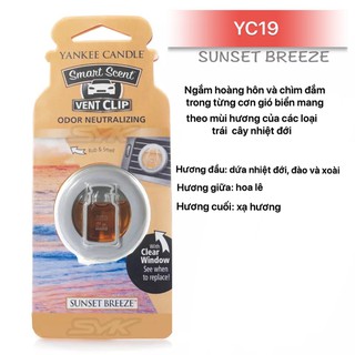 (NEW ARRIVAL) Nước hoa ô tô Yankee Candle (nhiều mẫu)