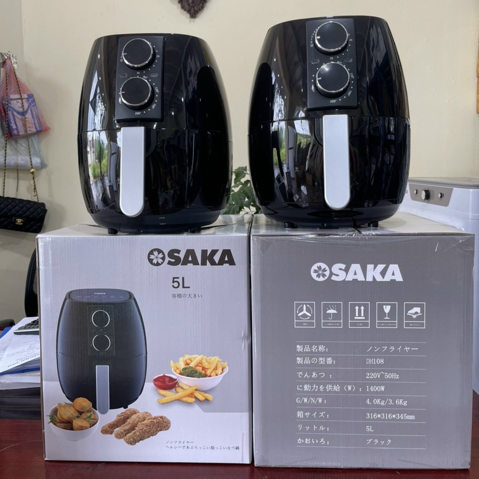 Nồi Chiên Không Dầu OSAKA 5L,6L Chính Hãng Nhật Bản, Nồi Ko Dầu Bảo Vệ Sức Khỏe - SIÊU THỊ XHOME