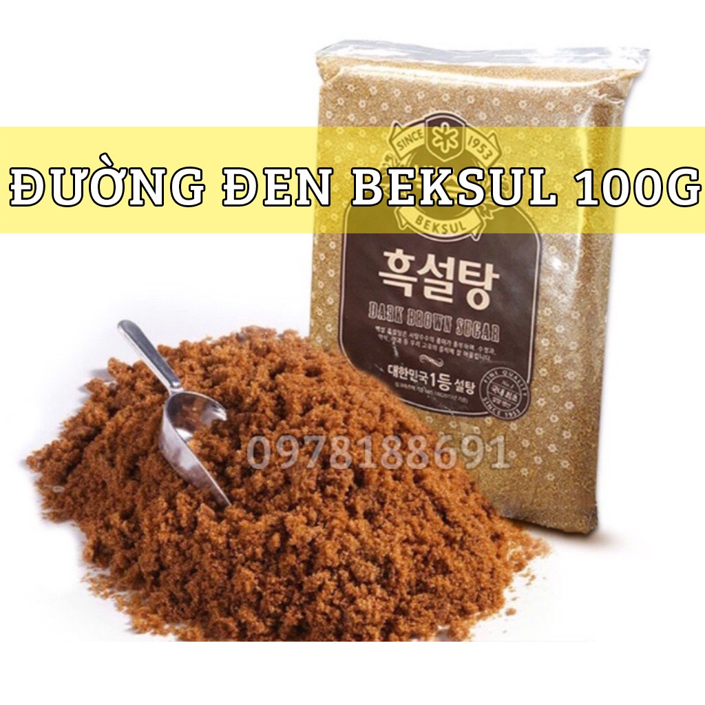 Đường đen, nâu hàn quốc BEKSUL 100g