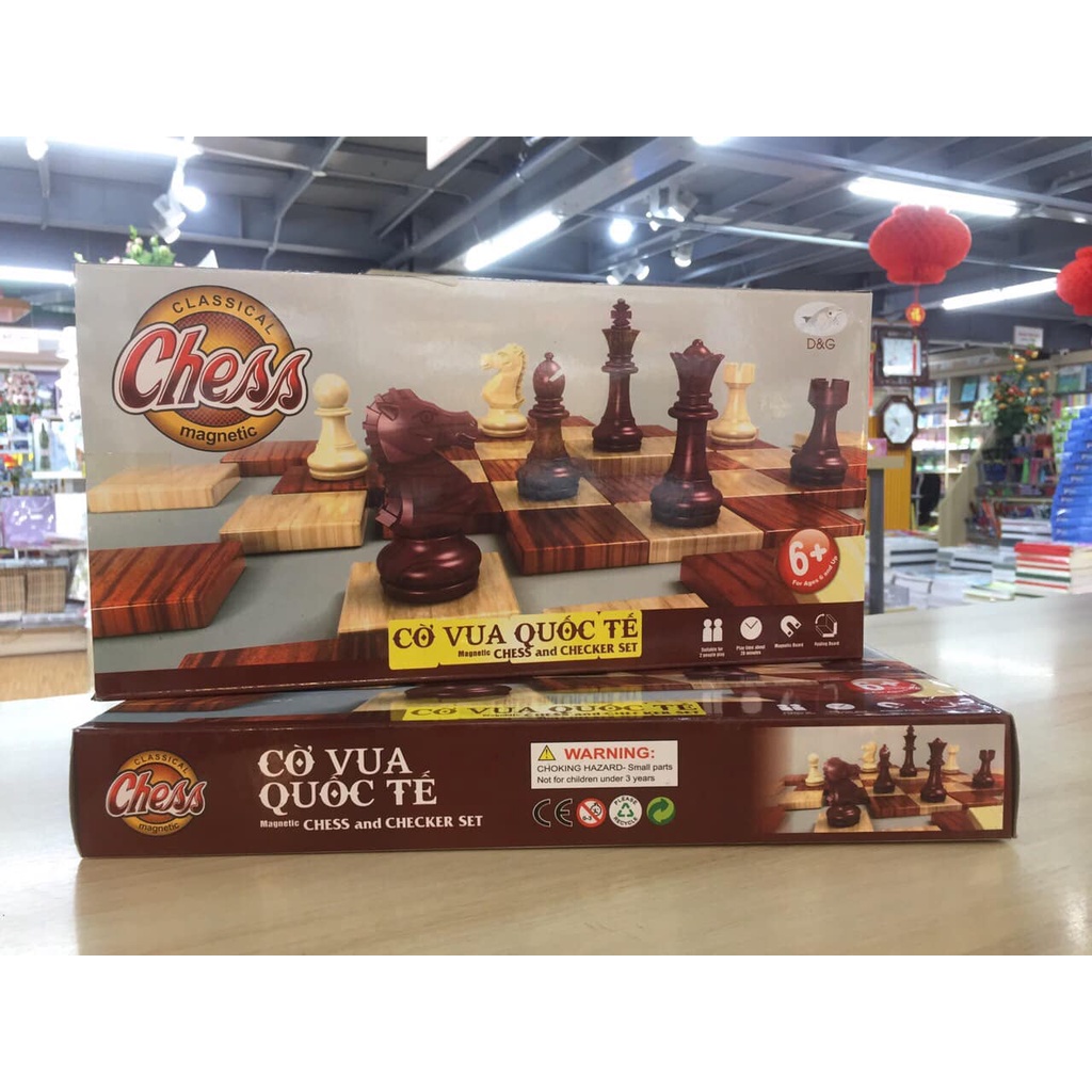Đồ chơi trí tuệ - Cờ Vua - Cá Ngựa - Nam Châm