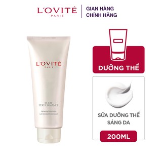 Sữa Dưỡng Thể L'Ovité Body Performance Lightening Lotion Làm Sáng Da 200ml
