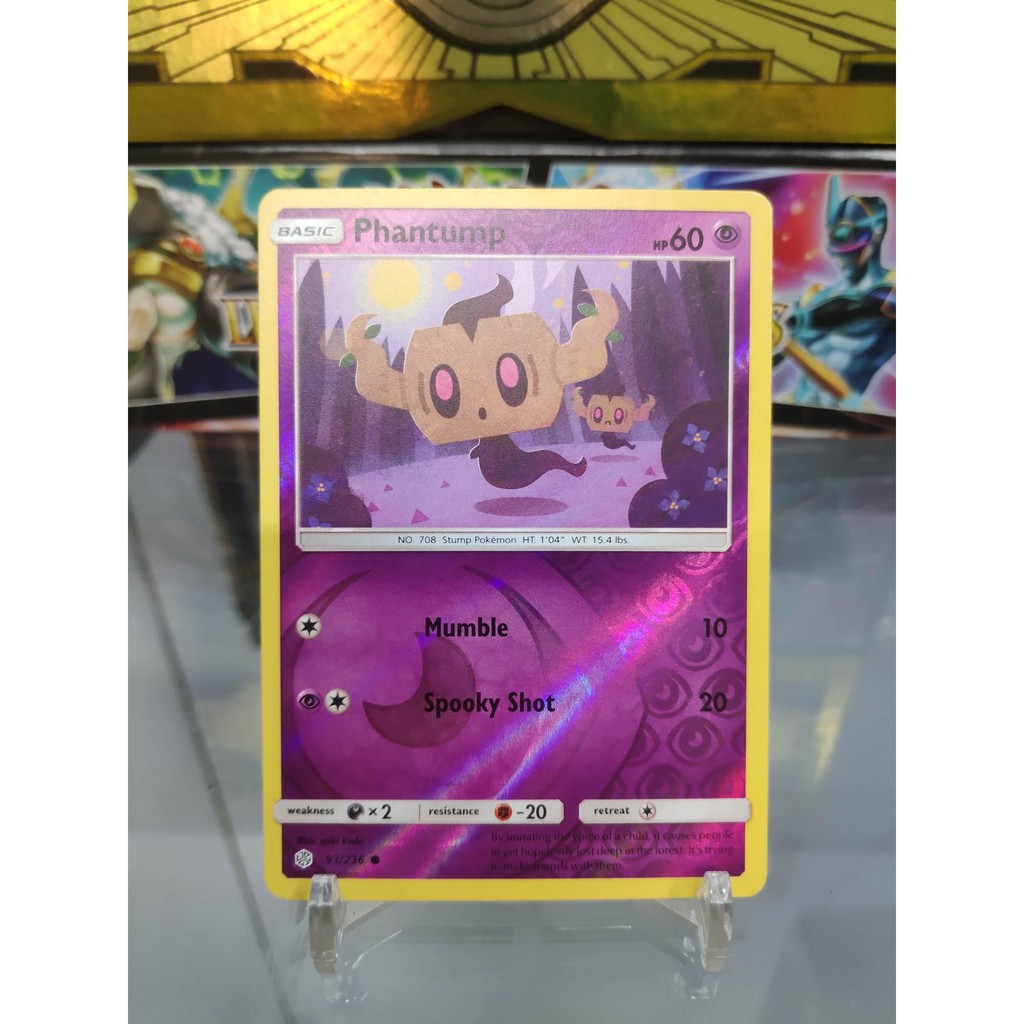 [ Dưa Hấu Yugioh ] Lá bài thẻ bài Pokemon Phantump