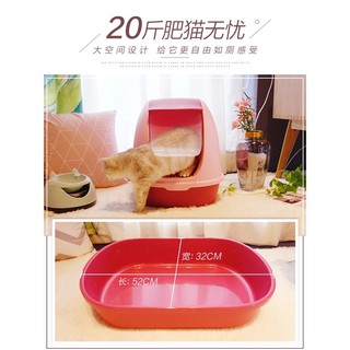 Nhà vệ sinh mèo Dạng kín (Cho bé 10kg)