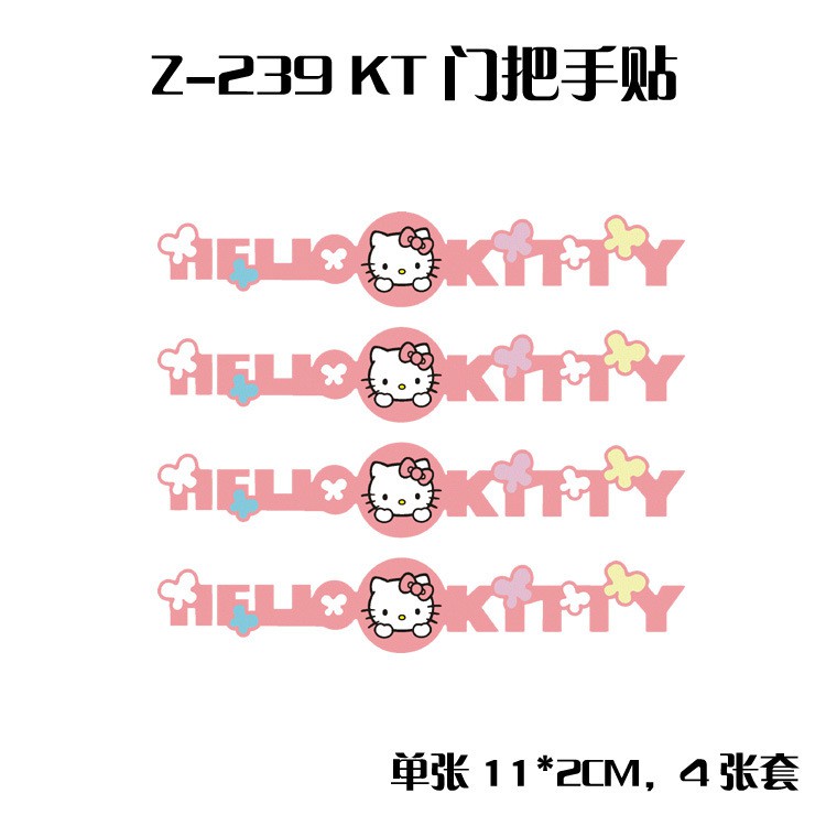 Sticker Hello Kitty Dán Trang Trí Xe Hơi