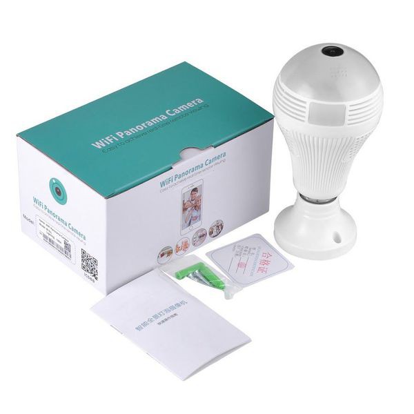 Camera giám sát ip wifi VR960 bóng đèn Panorama Góc Siêu Rộng 1.3Mpx - HD 960P chạy phần mềm yoosee