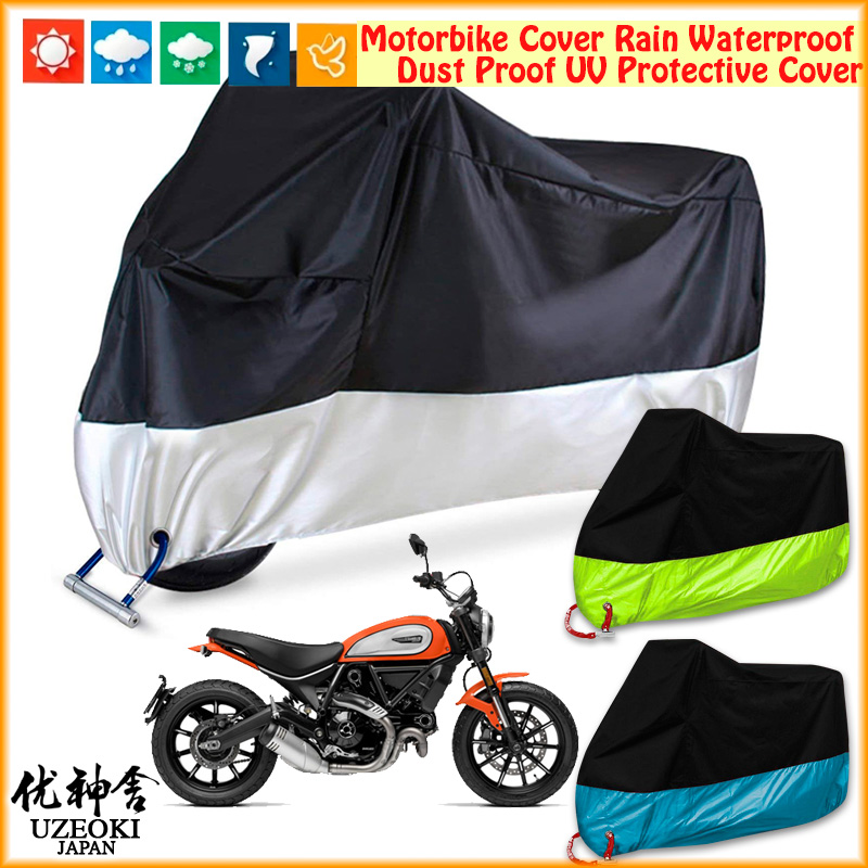 DUCATI SCRAMBLER800 Motorcyle Cover Motorbike Cover Nắp đậy xe máy Nắp đậy xe máy Nắp che xe máy Xe máy chống thấm nước che mưa che moto Selimut Động cơ Mưa Chống thấm Bụi Bụi UV Vỏ bảo vệ động cơ Sarung Motor