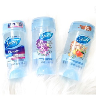 Lăn khử mùi Secret invisible solid (dạng gel) 76g