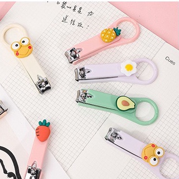 Kẹp Bấm Móng Tay gắn Charm trang trí xinh xắn hình sinh động