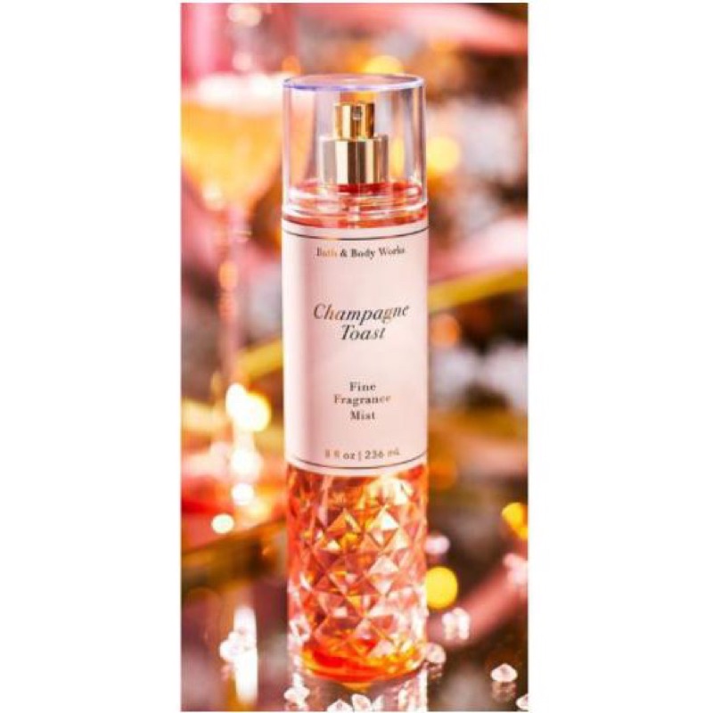 Xịt Thơm Body Mist Bath & Bodyworks mùi Champagne Toast Mẫu Mới 2021