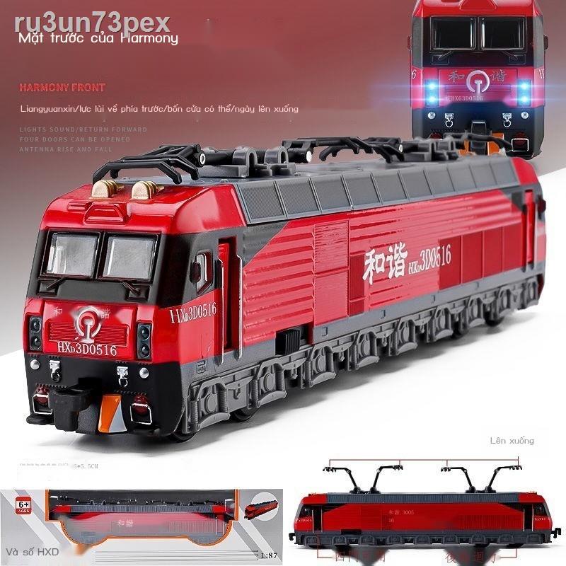 Đồ Sưu TầmHài hòa mô hình xe lửa mô phỏng động cơ xe lửa mô hình hợp kim đầu máy cậu bé đồ chơi trẻ em bộ sưu tập đồ tra