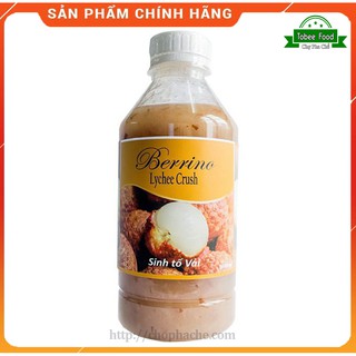 Berrino vải 1 lít - nguyên liệu pha chế sinh tố - nước trái cây thơm ngọt tự nhiên