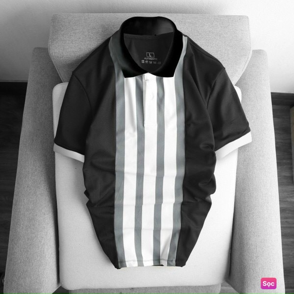 Áo Thun Polo Phông Nam Cao Cấp Sọc Caro Đen Cổ Bẻ tay ngắn cotton lạnh co giãn Nhiều màu M292
