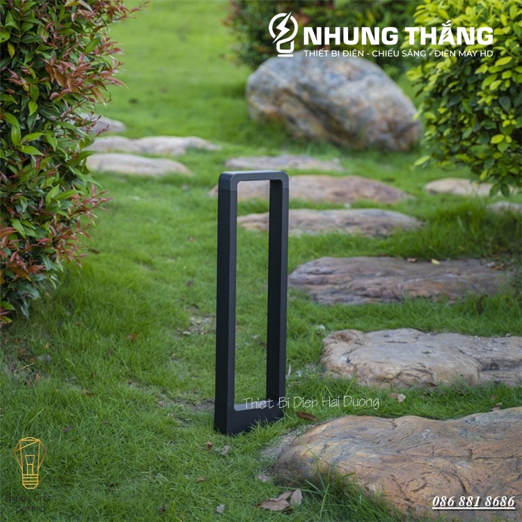 Đèn Trang Trí Sân Vườn DSV-818 Chống Nước - Chiều Cao 80cm - Ánh Sáng Vàng - Sử Dụng Điện
