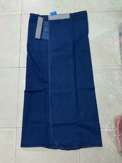 váy chống nắng jean xẽ tà