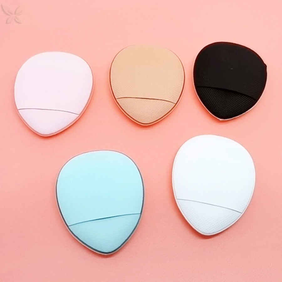 Kích Thước Mini Mỹ Phẩm Puff Hình Ngón Tay Cái Đệm Không Khí Bọt Biển Che Khuyết Điểm Máy Xay Sinh Tố Dưới Mắt Trang Điểm Puff Dụng Cụ