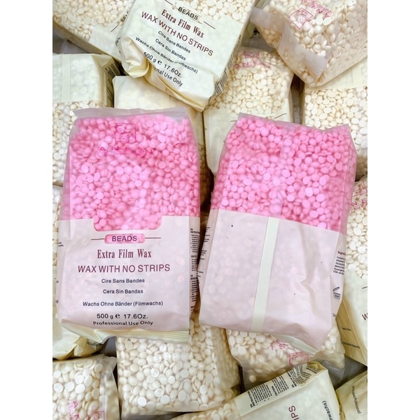 Sáp wax hạt đậu Extra 500g tặng kèm 1 que gỗ