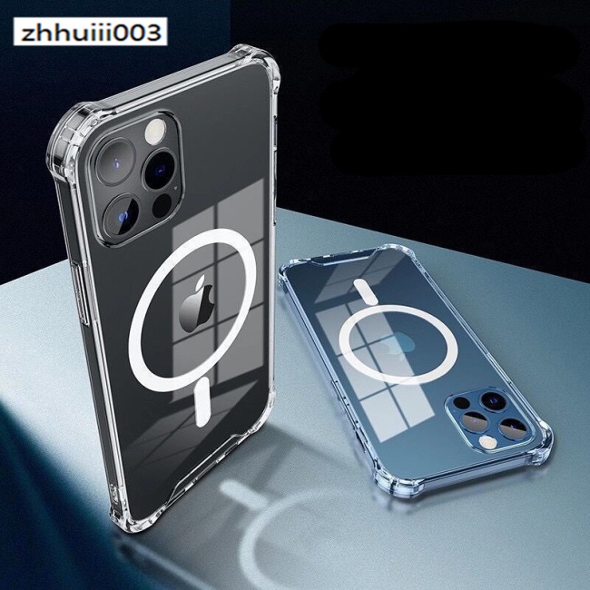 Ốp Điện Thoại Từ Tính Bảo Vệ Bốn Góc Chống Rơi Cho Iphone