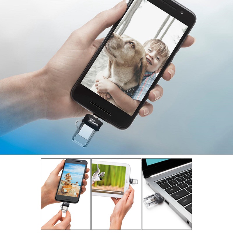 Usb Bộ Nhớ 100% Ssd3 otg 32gb 64gb 128gb Tốc Độ Cao 16gb